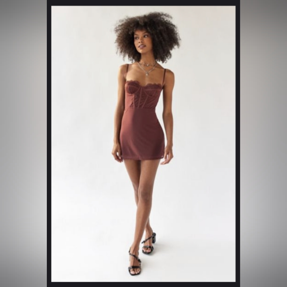 Urban Outfitters Brenna Bustier Mini dress XS